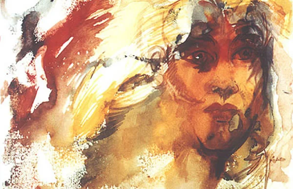 Looking (Study) by Jo Odessa
