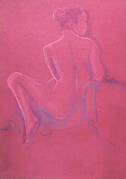 Seated Nude by Jo Odessa