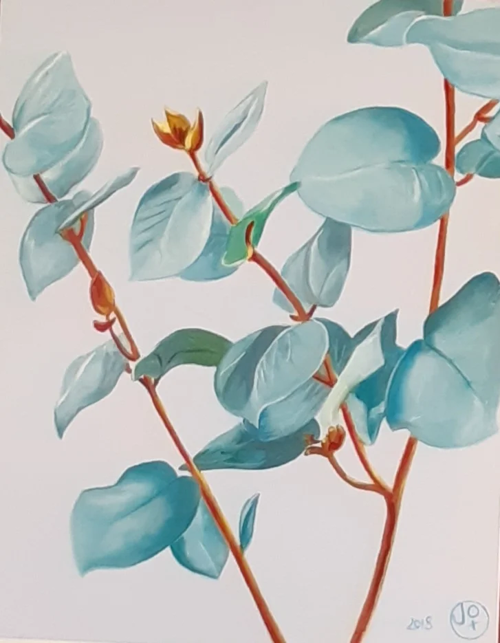 Blue Gum Leaves by Jo Odessa